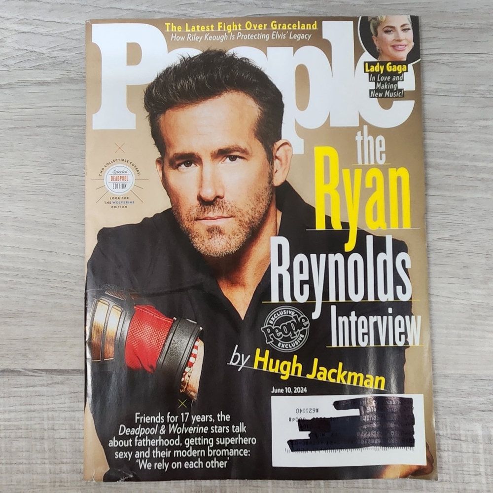🍭7/$15 People Magazine June 2024 Ryan Reynolds